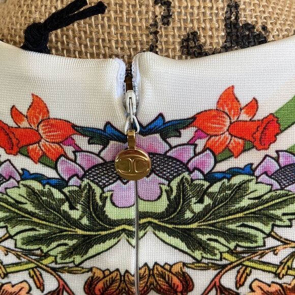 NWT Just Cavalli Gorgeous Rare Animal Floral Print Mini Bodycon Dress size XS - Picture 13 of 16